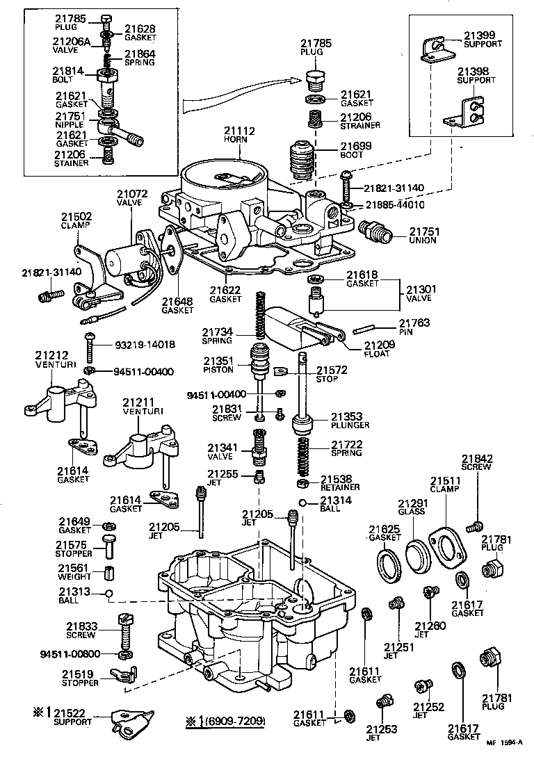 21113-60201 FLANGE, CARBURETOR product image