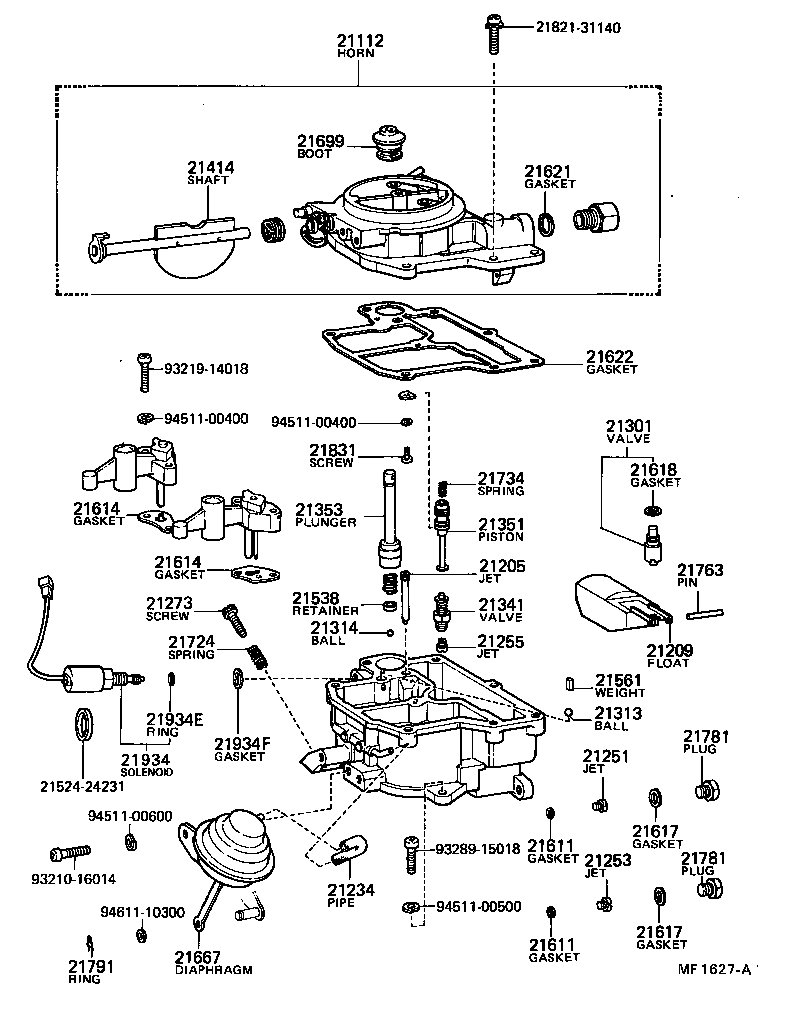 21012-24450 HORN, AIR product image