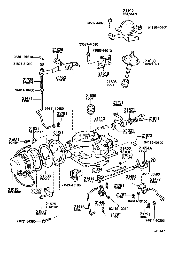 21273-40122 SCREW, THROTTLE ADJUSTING product image