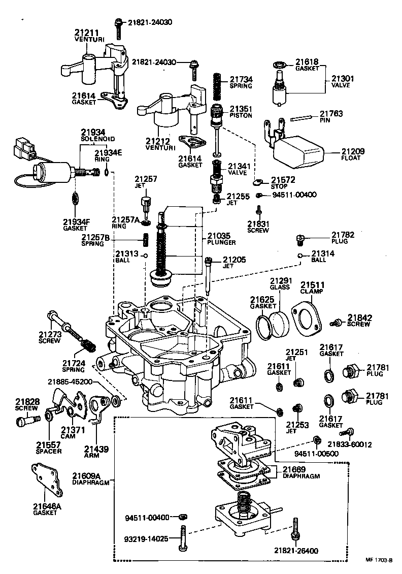 21015-45210 HOUSING SUB-ASSY, COIL product image