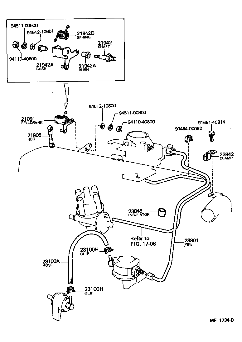 21941-31010 SHAFT, ACCELERATOR LINK product image