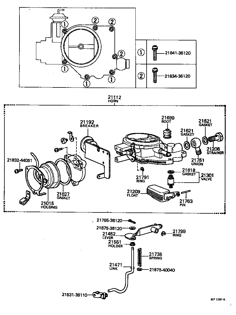 21012-31350 HORN, AIR product image