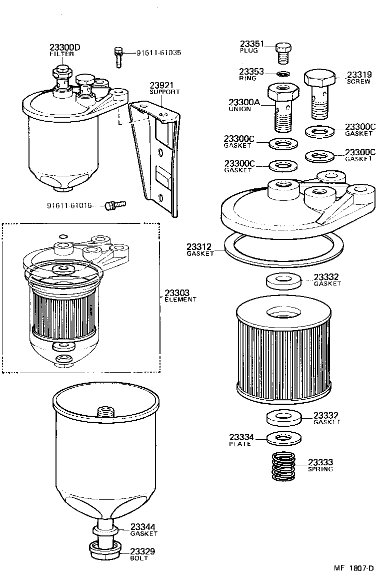 22125-77020 GASKET, NIPPLE UNION(FOR FUEL) product image
