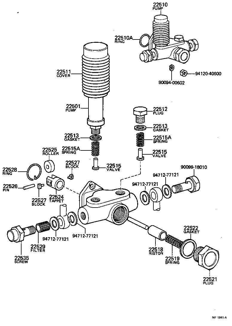 22518-77020 PISTON, FEED PUMP product image