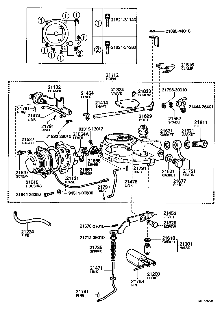 21272-34590 SCREW, THROTTLE ADJUSTING product image