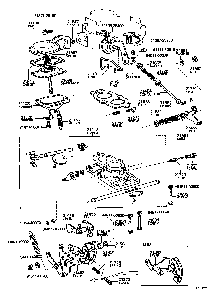 21272-34590 SCREW, THROTTLE ADJUSTING product image