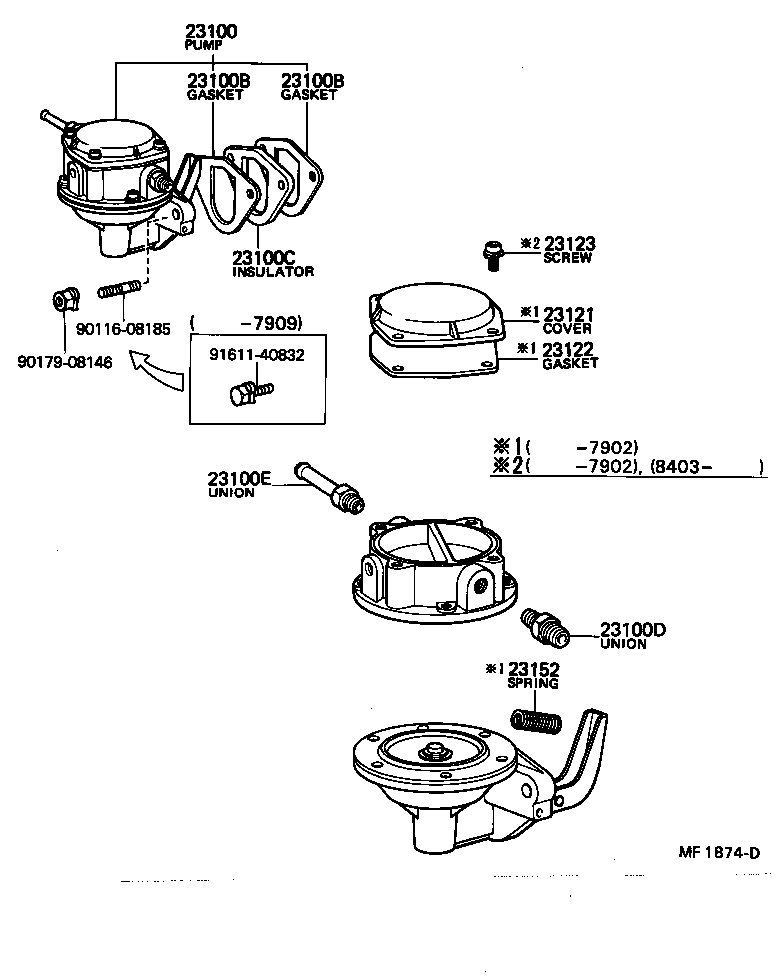 23100-49197 PUMP ASSY, FUEL product image