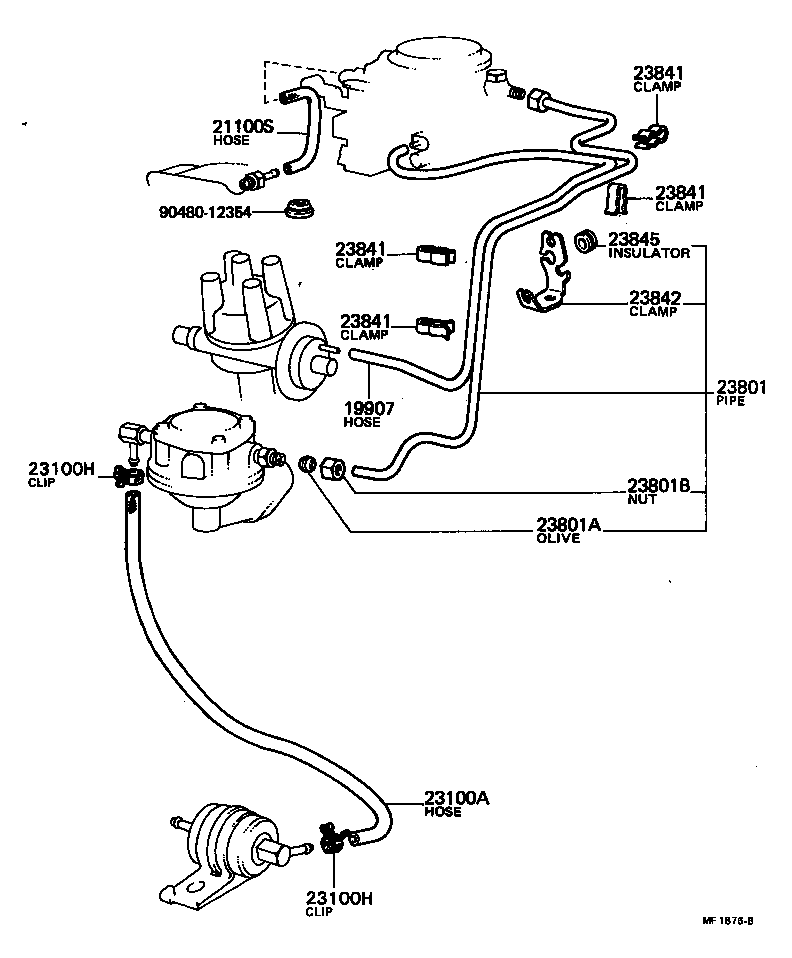 23814-38020 PIPE, FUEL DELIVERY product image