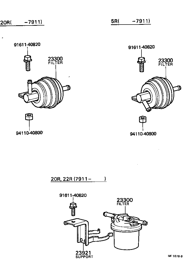 23922-57010 SUPPORT, FUEL SEDIMENTER product image