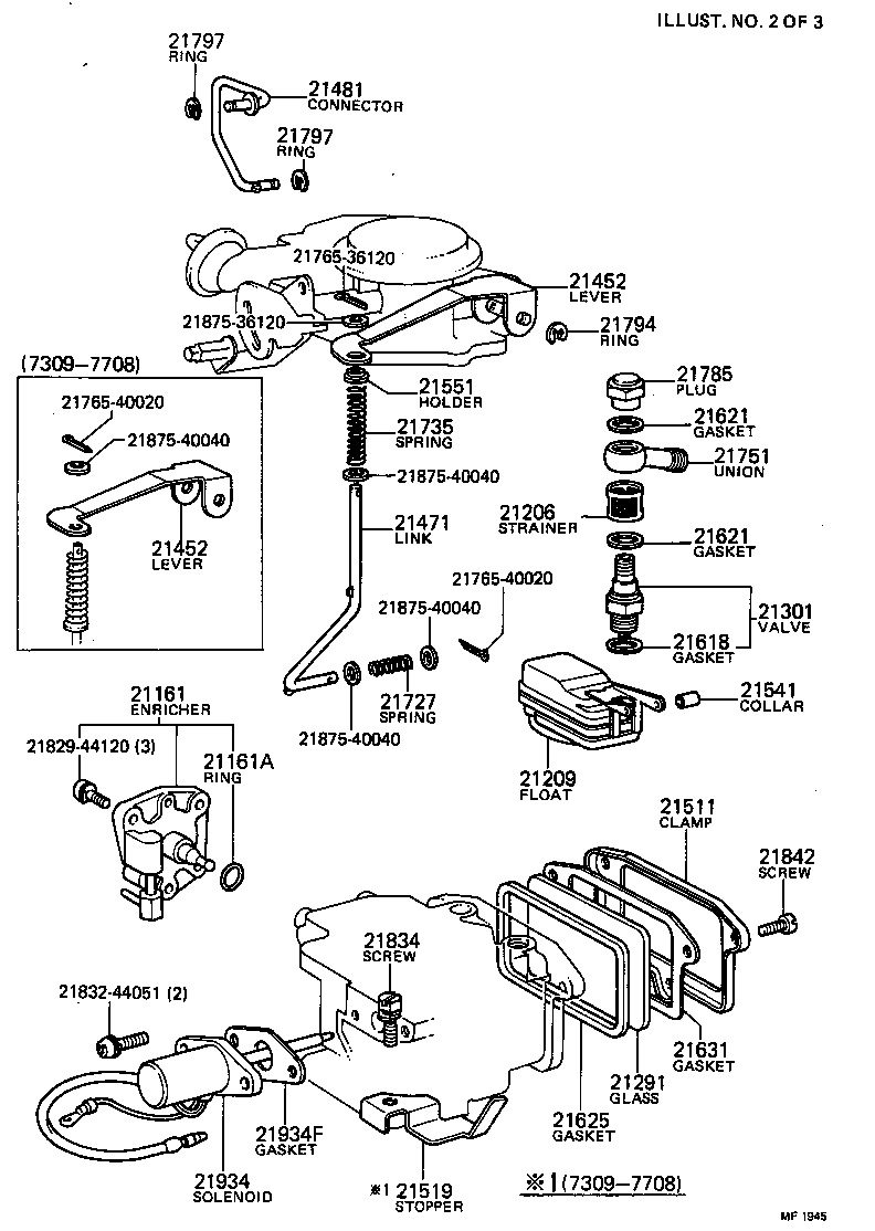 21013-44053 FLANGE, CARBURETOR product image