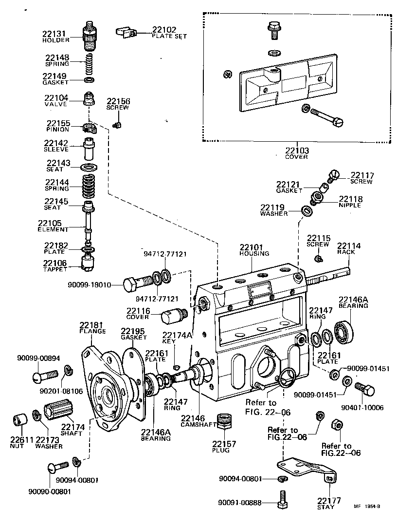22114-47010 RACK, CONTROL product image