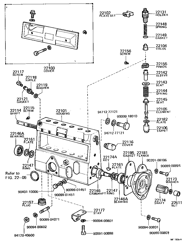 22114-47010 RACK, CONTROL product image