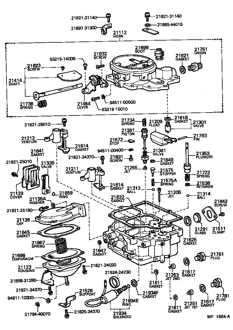 21272-34440 SCREW, 1ST IDLE ADJUSTING product image