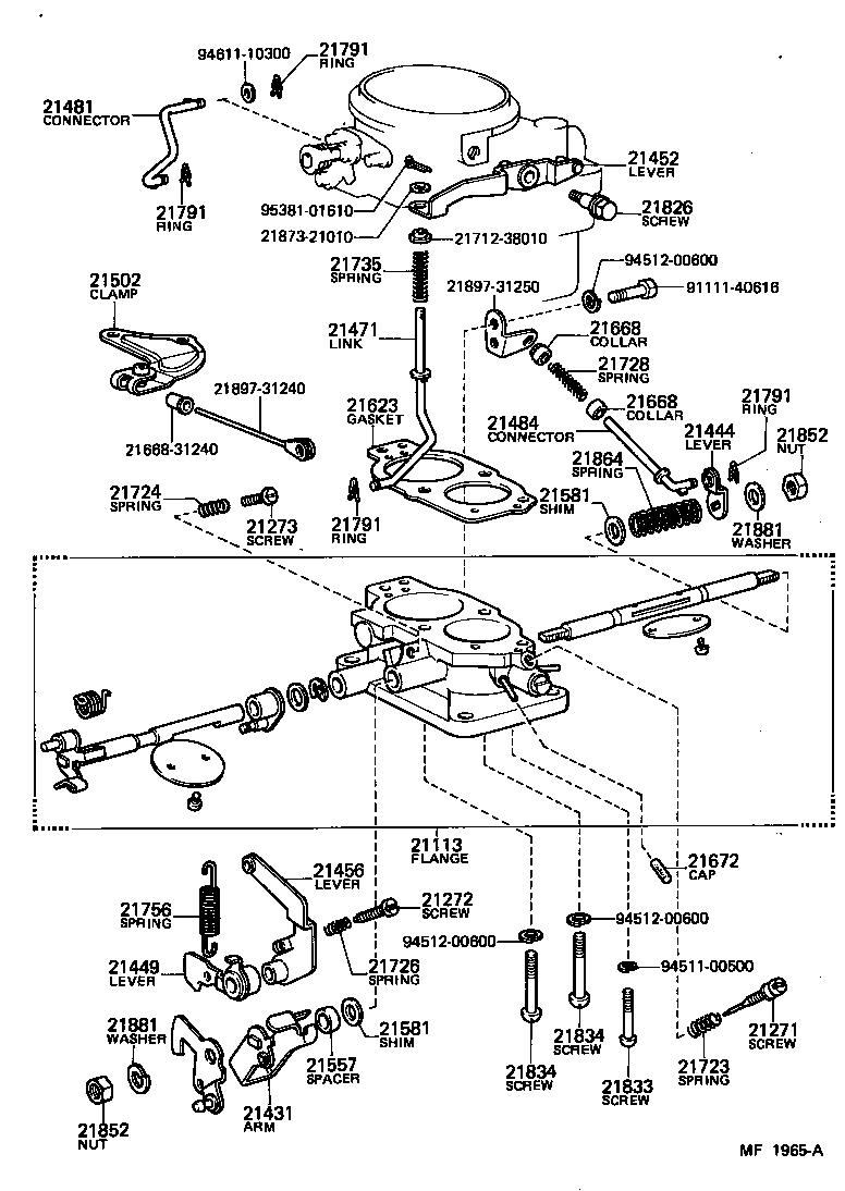 21272-34440 SCREW, 1ST IDLE ADJUSTING product image