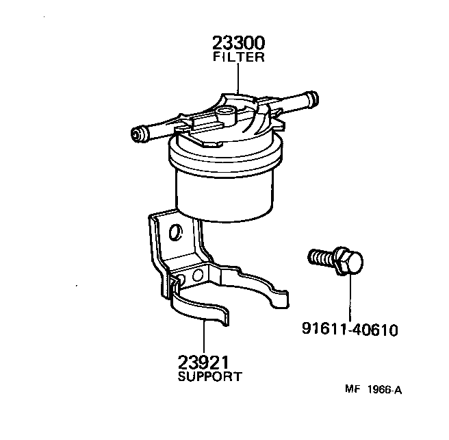 90929-01041 SUPPORT, FUEL FILTER product image