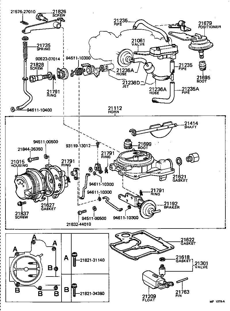 21272-24100 SCREW, 1ST IDLE ADJUSTING product image