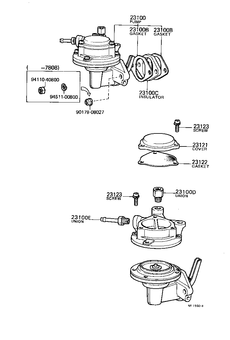 90923-06001 INSULATOR, FUEL PUMP product image