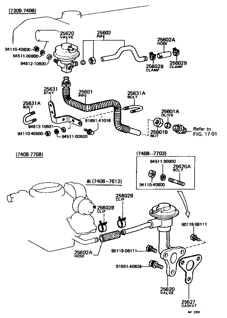 25631-34011 STAY, EGR PIPE, NO.1 product image