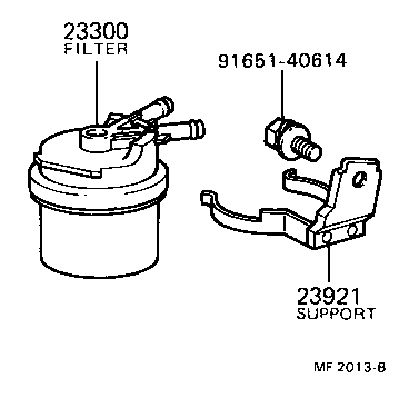 90461-12056 SUPPORT, FUEL FILTER product image