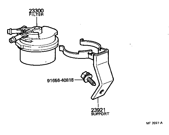 23921-54041 SUPPORT, FUEL FILTER product image