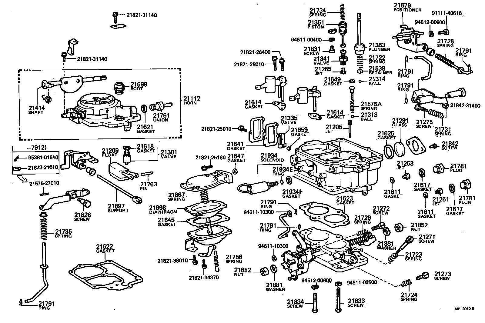 21272-34440 SCREW, 1ST IDLE ADJUSTING product image