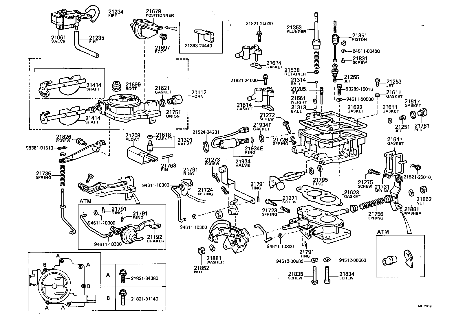 21814-33010 SCREW, 1ST IDLE ADJUSTING product image