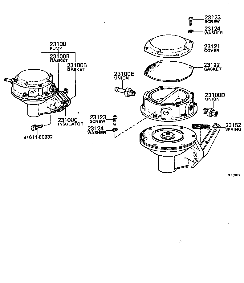 23116-31040 UNION, NIPPLE(FOR FUEL INLET) product image