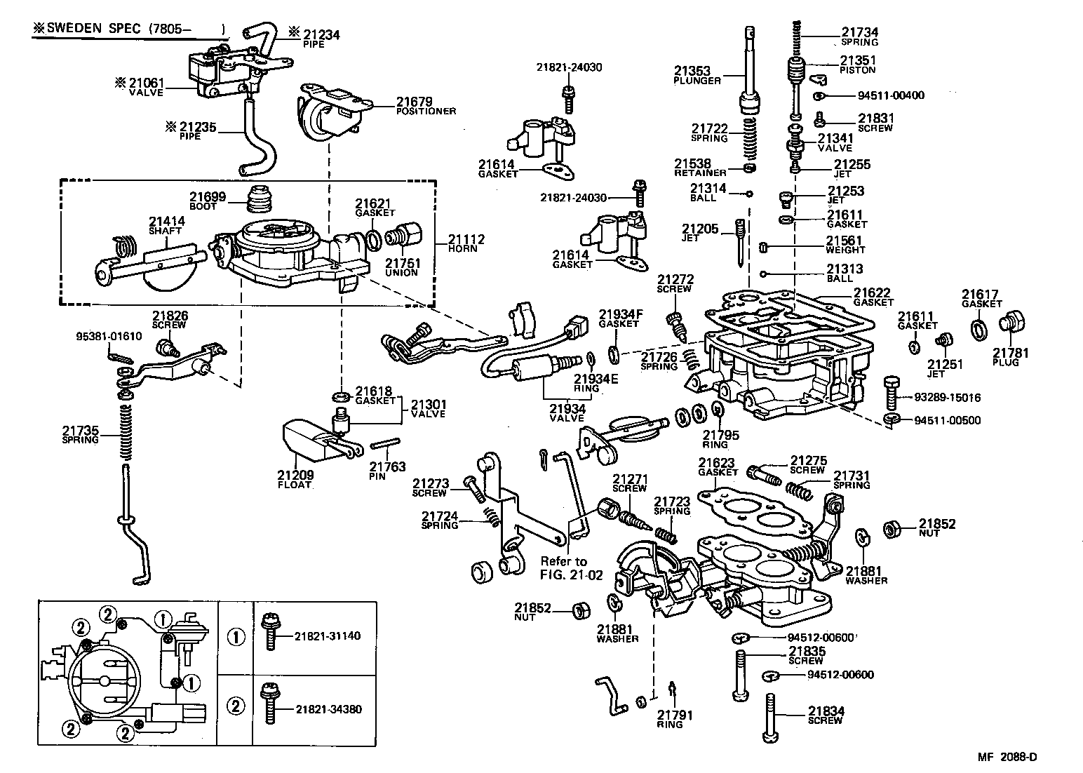 21054-24440 SHAFT, CHOKE product image