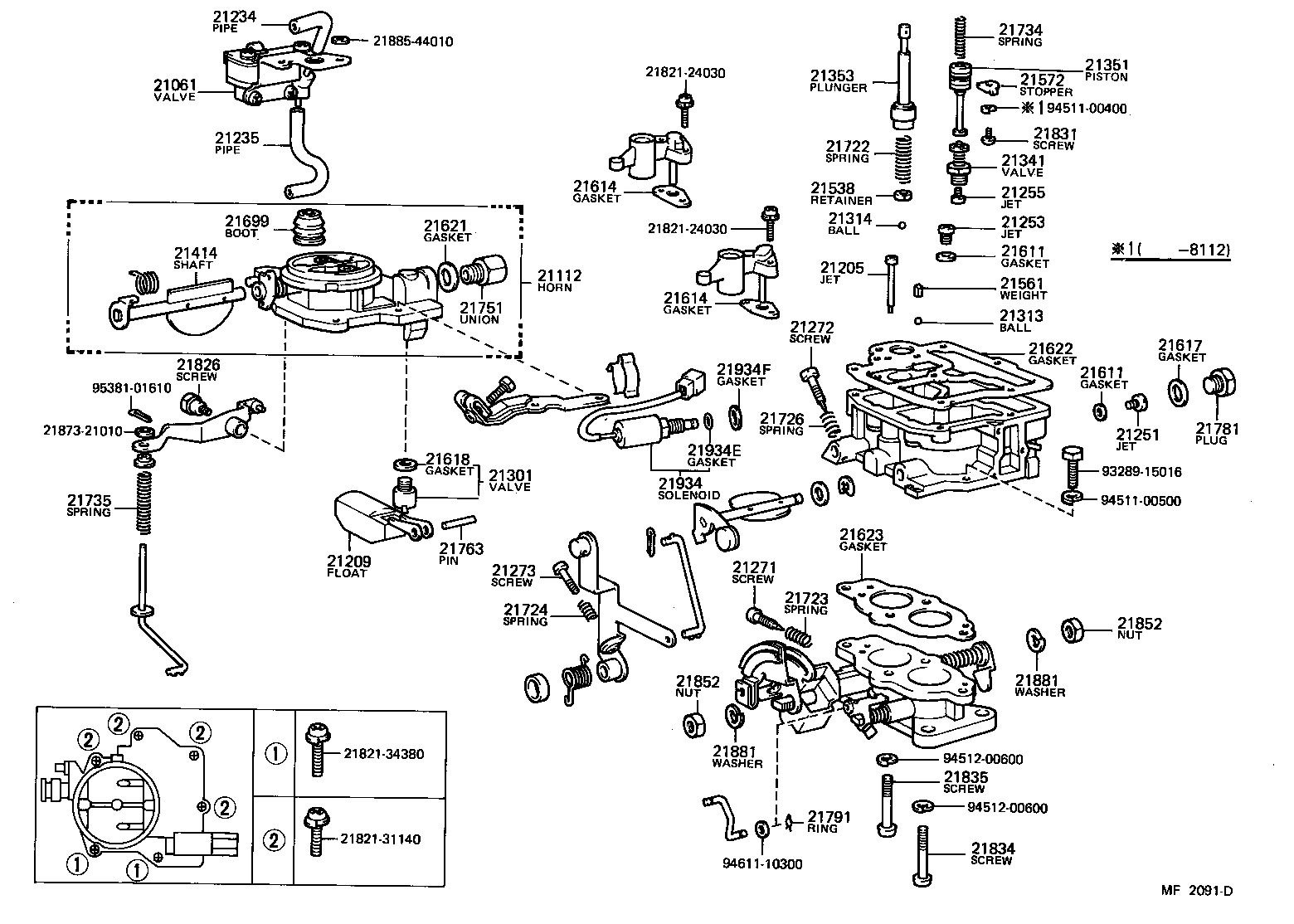 21054-24440 SHAFT, CHOKE product image