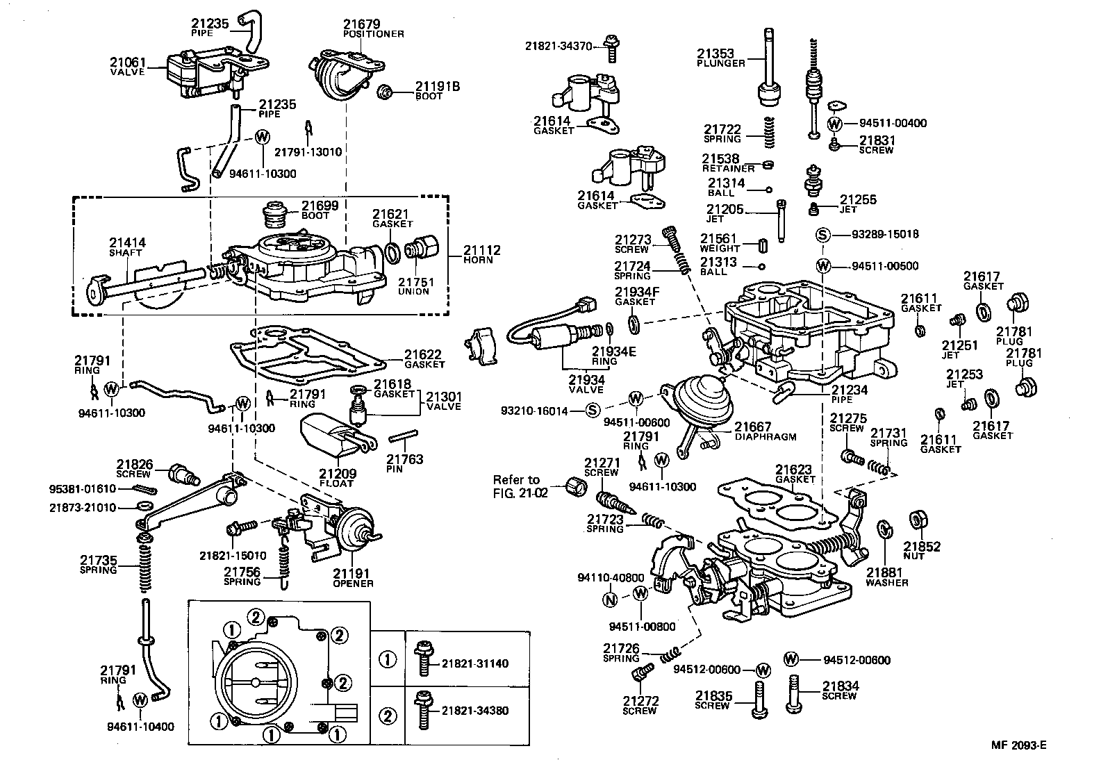 21061-13080 VALVE SUB-ASSY, THERMOSTATIC product image