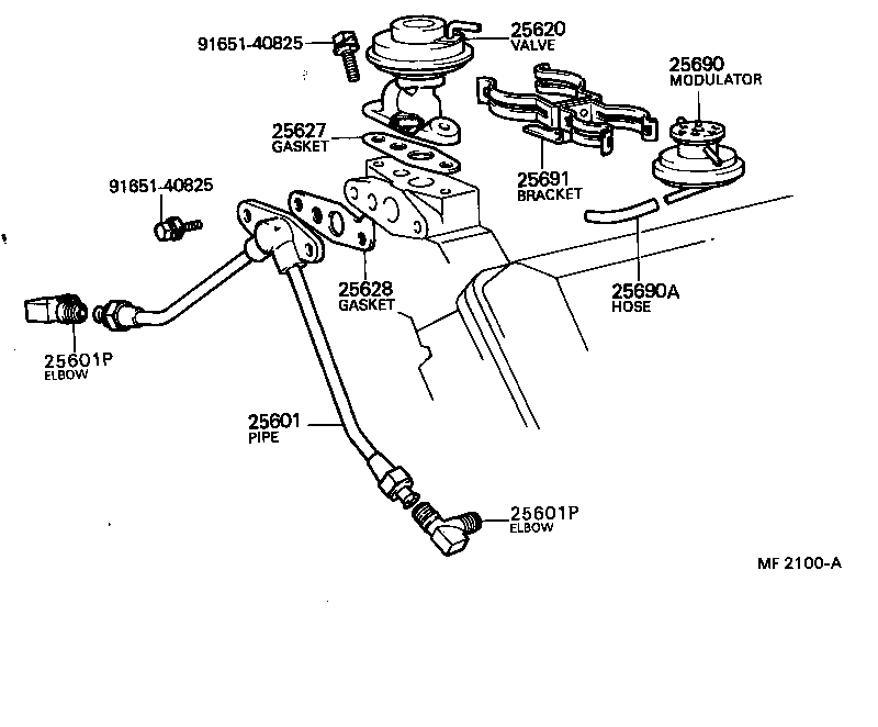 25690-52011 MODULATOR ASSY, EGR VACUUM product image