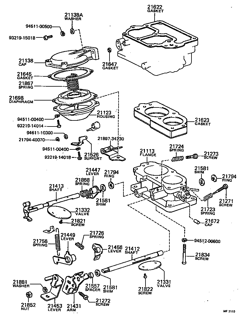 21112-31161 HORN, AIR product image
