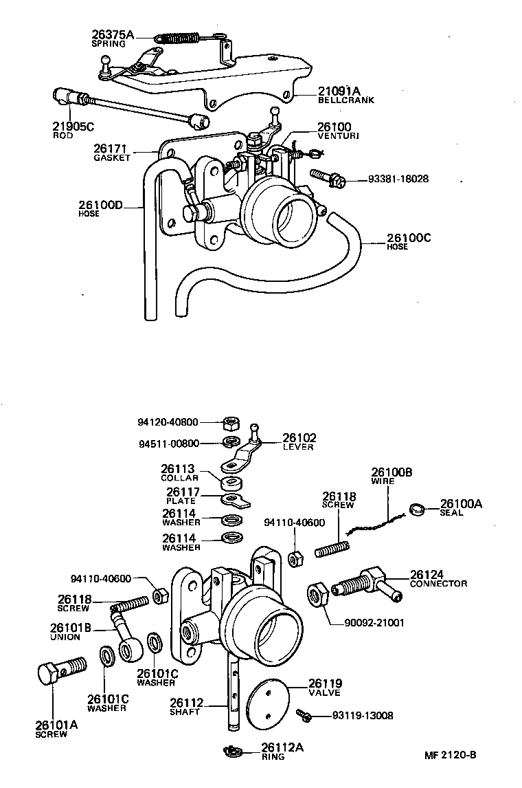 26133-78010 ACTUATOR, IDEL UP product image