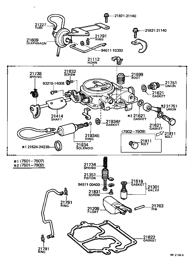 21113-60201 FLANGE, CARBURETOR product image