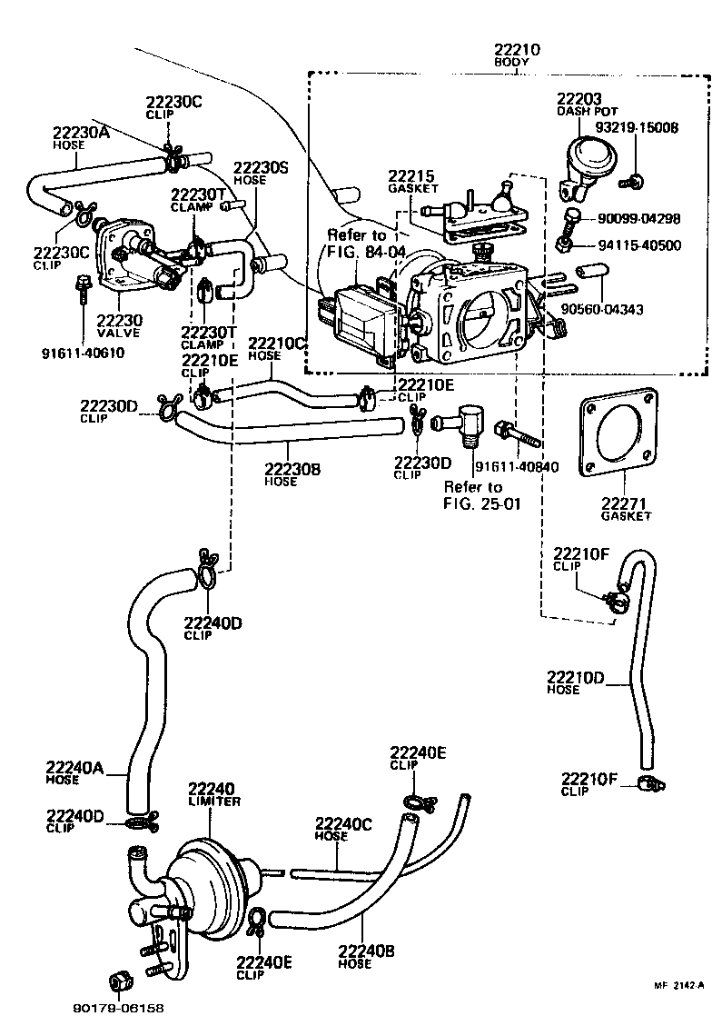 Toyota 23232-26080 GASKET(FOR FUEL PUMP HOSE)