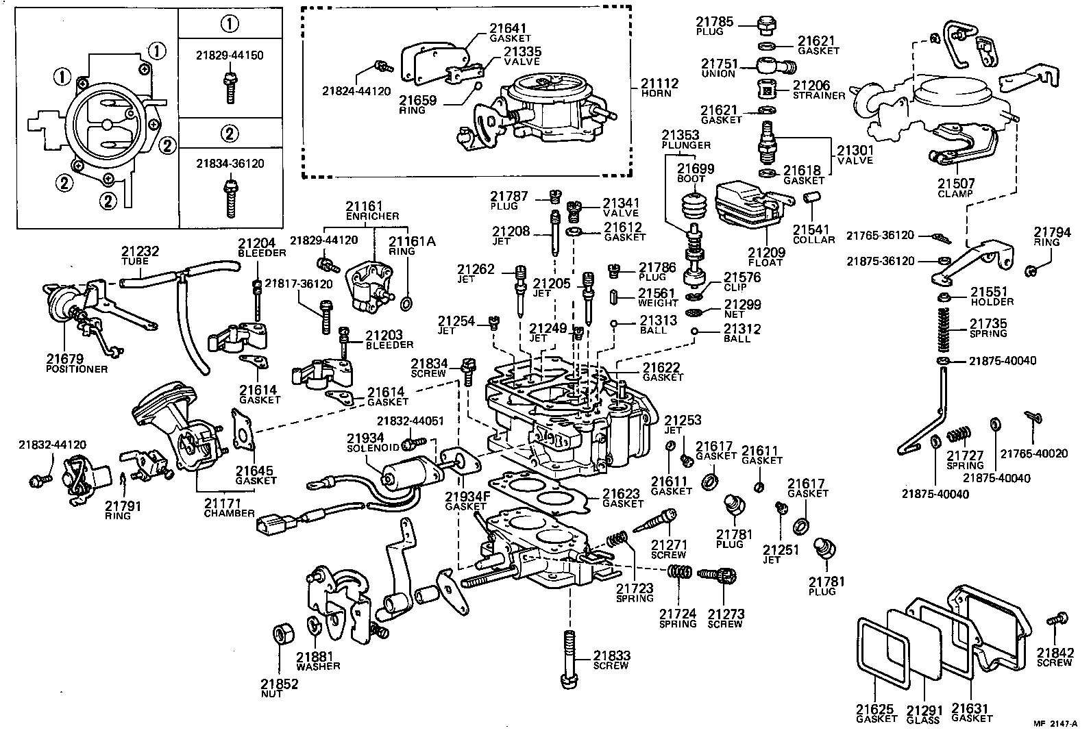 21069-31460 DASH POT SUB-ASSY product image