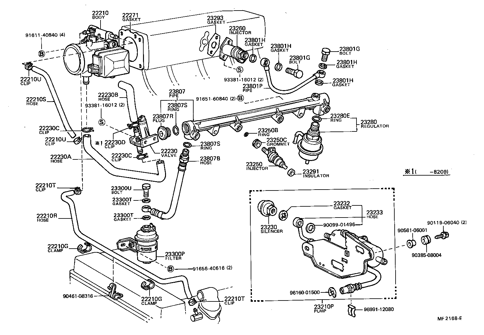 22271-88261 GASKET, THROTTLE BODY product image