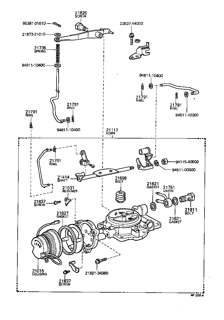 21273-40122 SCREW, THROTTLE ADJUSTING product image