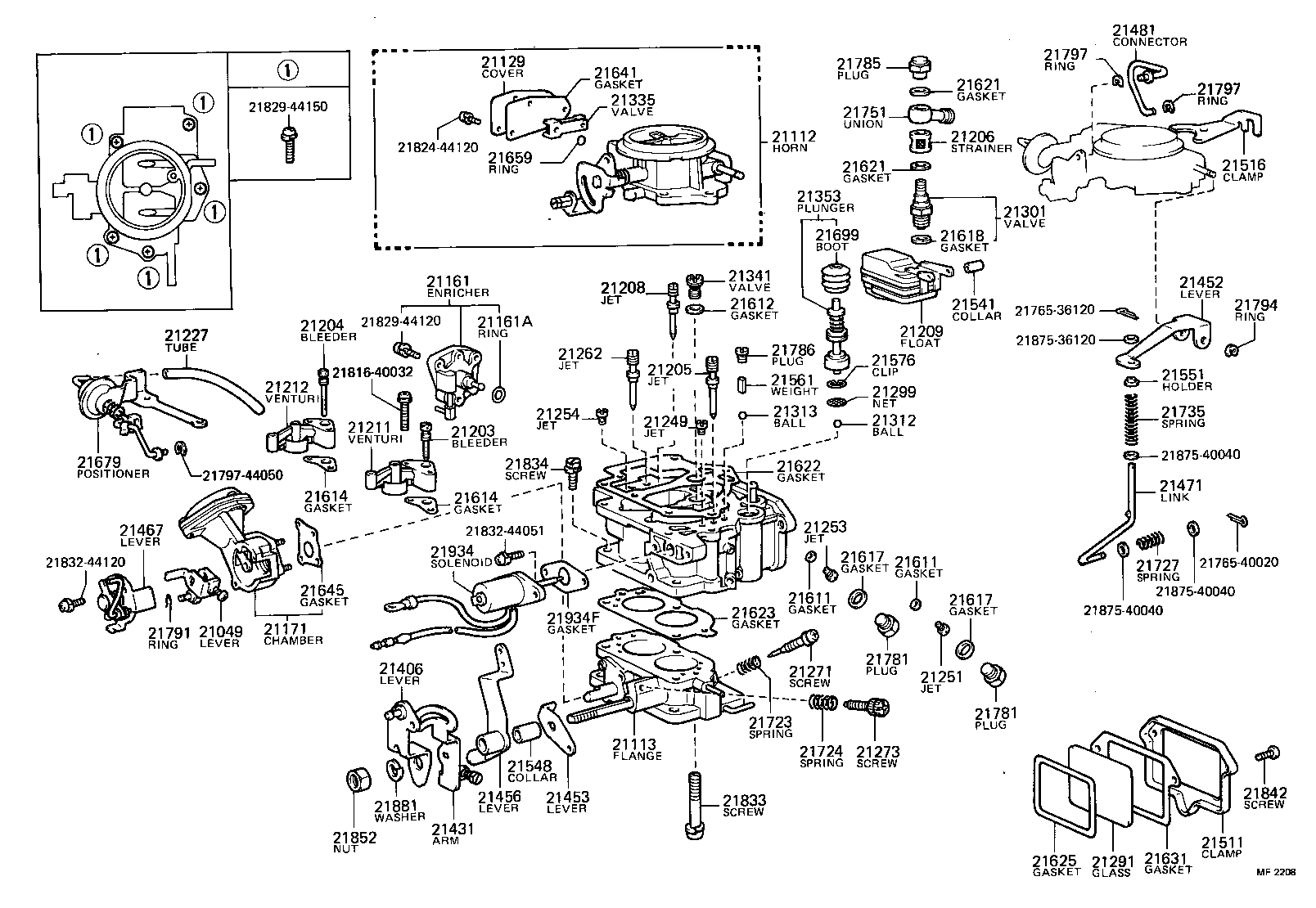 21012-44271 HORN, AIR product image