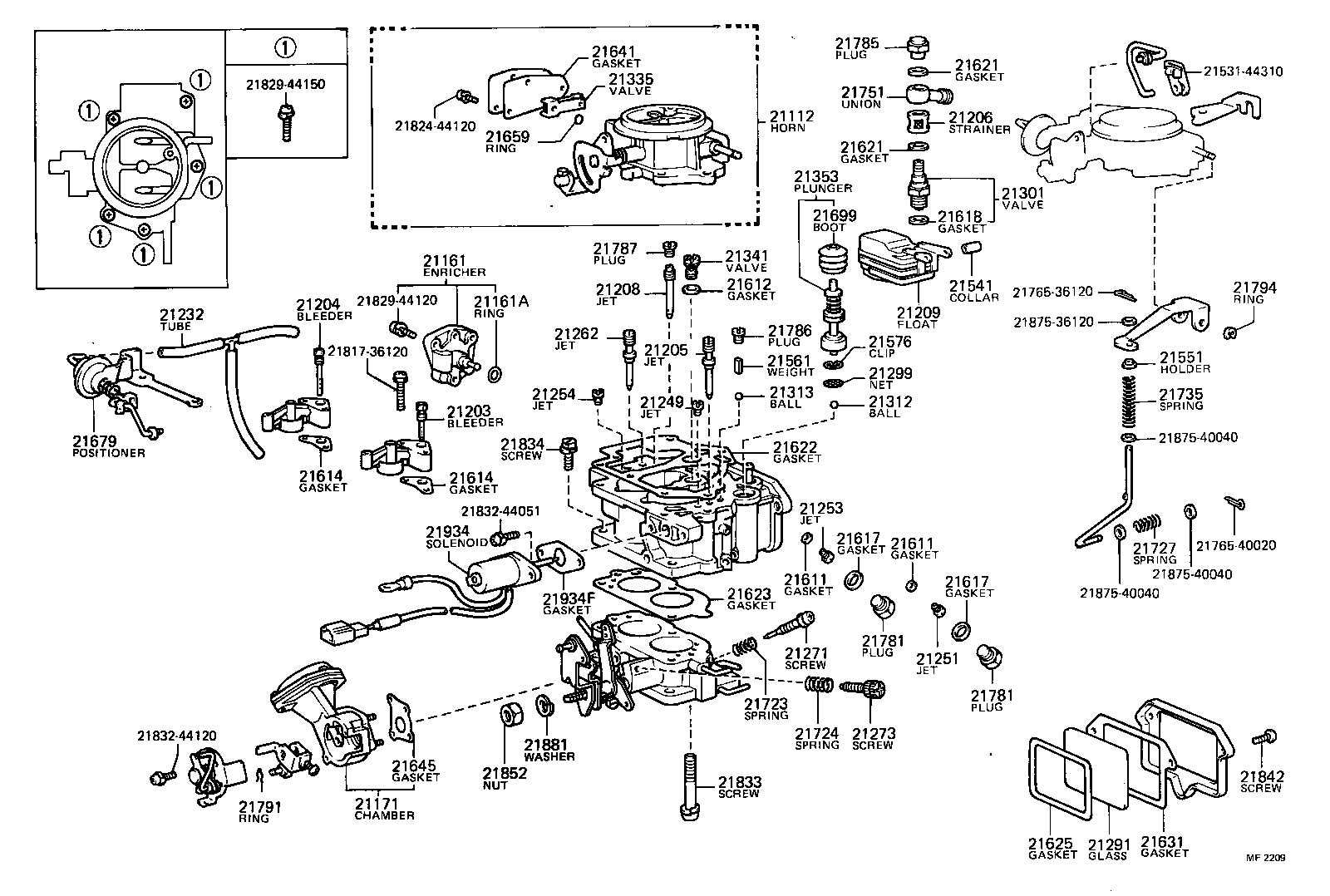 21012-44271 HORN, AIR product image