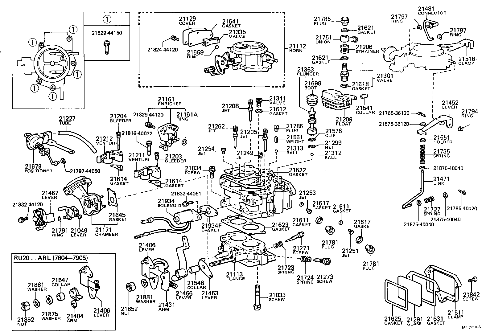 21207-44300 SCREW, IDLE ADJUSTING product image