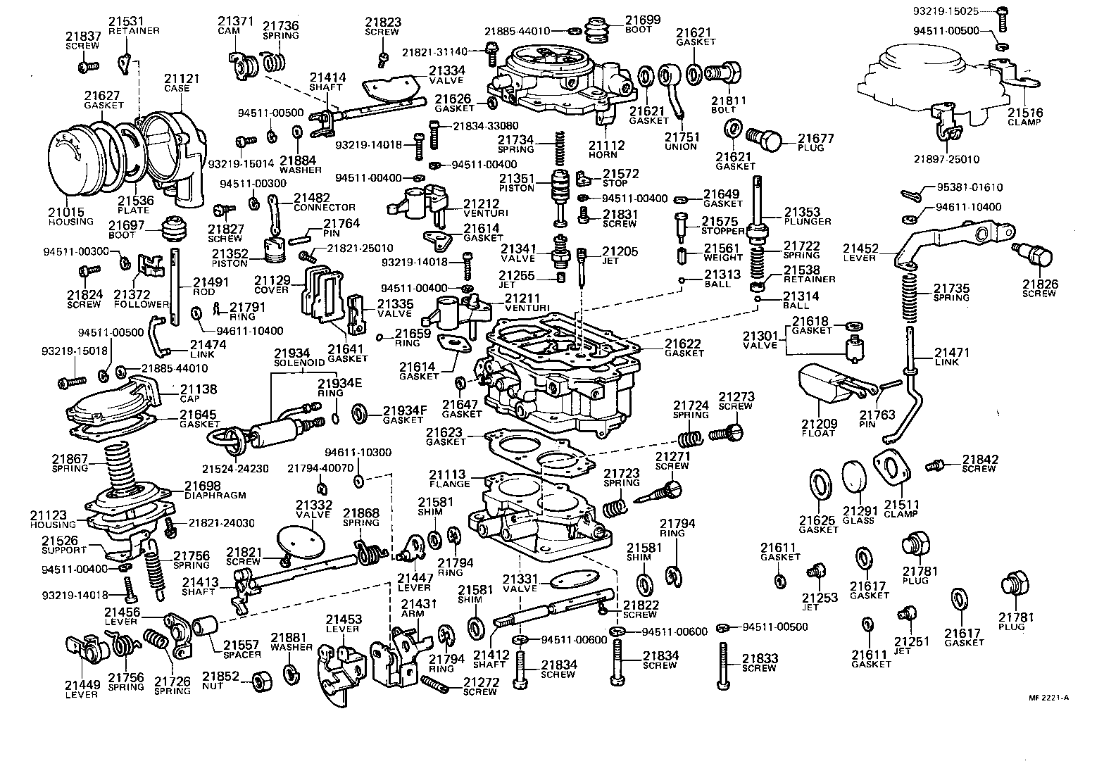 21814-33010 SCREW, 1ST IDLE ADJUSTING product image