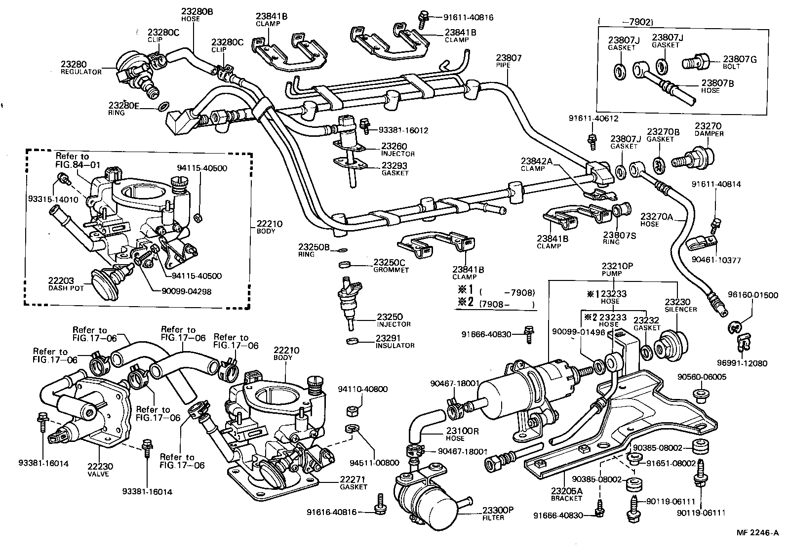 22271-52010 GASKET, THROTTLE BODY product image