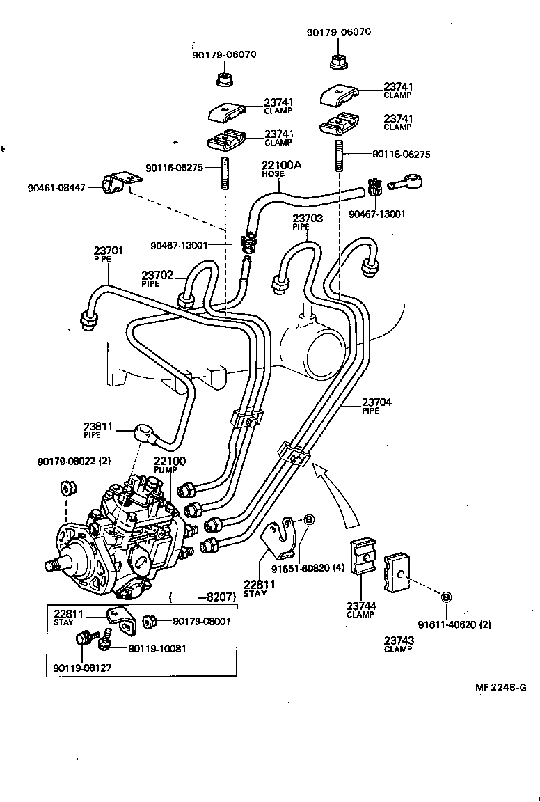 22100-54230 PUMP ASSY, INJECTION OR SUPPLY product image