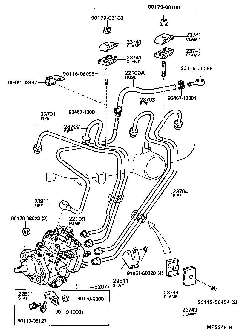 22100-54070 PUMP ASSY, INJECTION OR SUPPLY product image