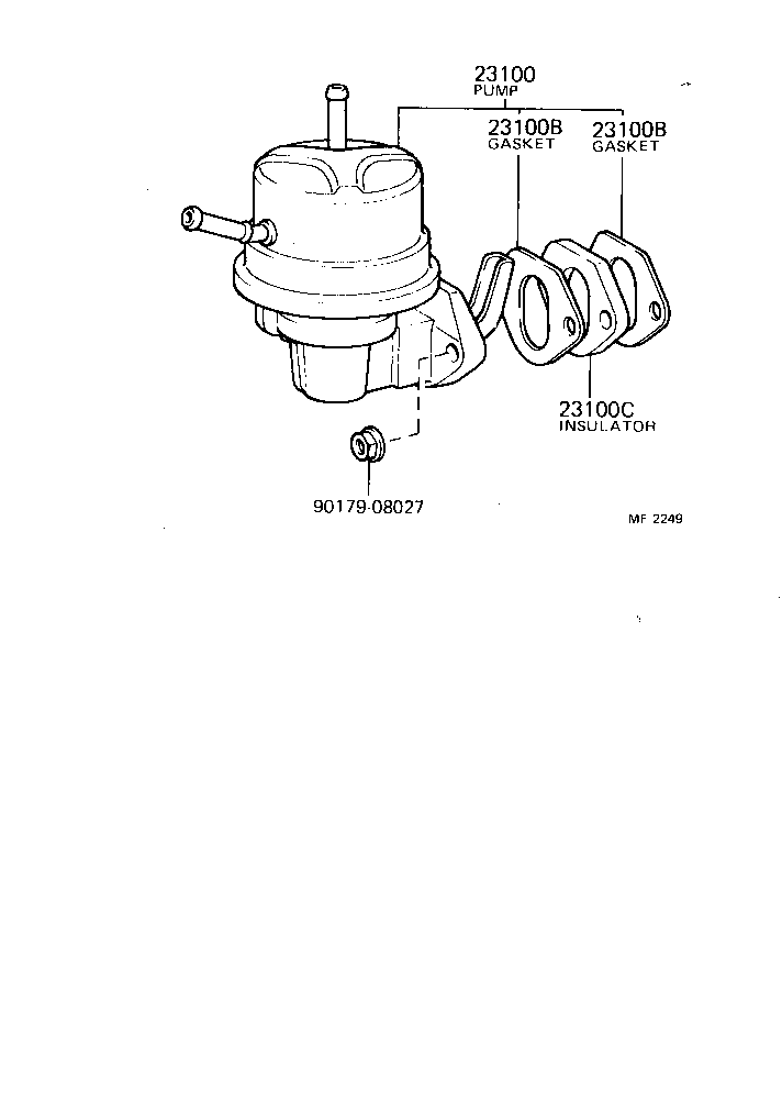 90923-06001 INSULATOR, FUEL PUMP product image