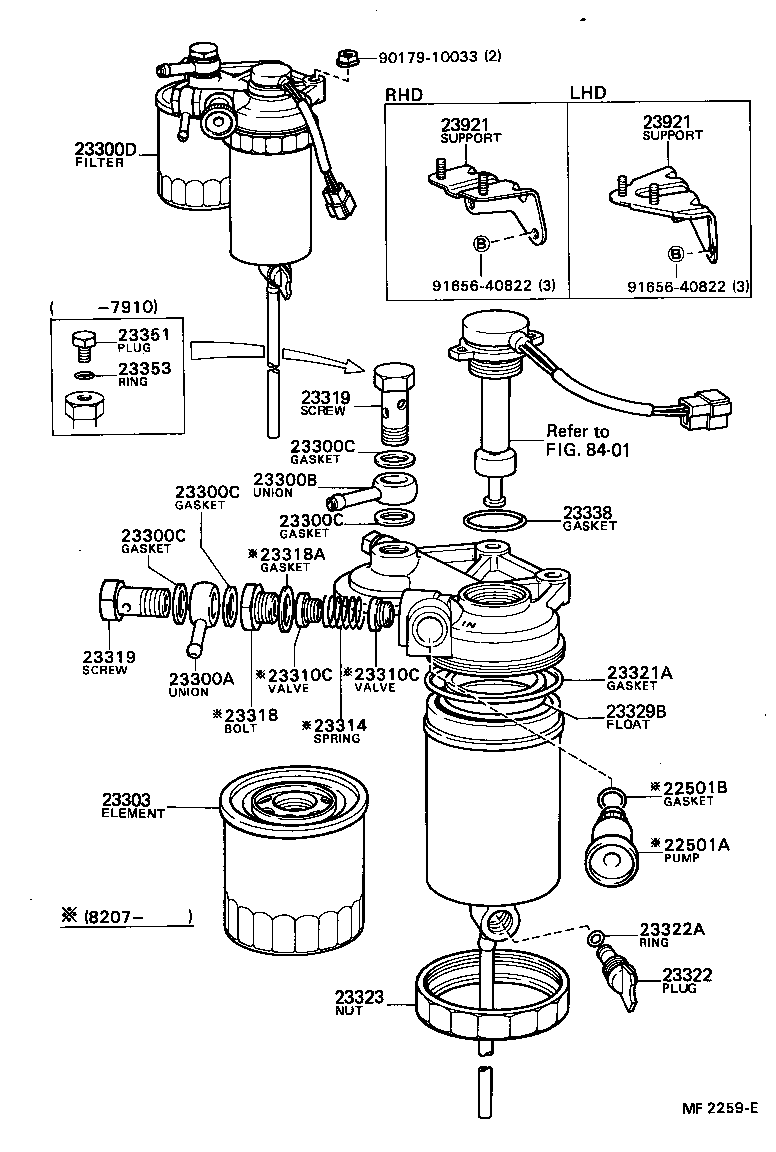 23921-54041 SUPPORT, FUEL FILTER product image