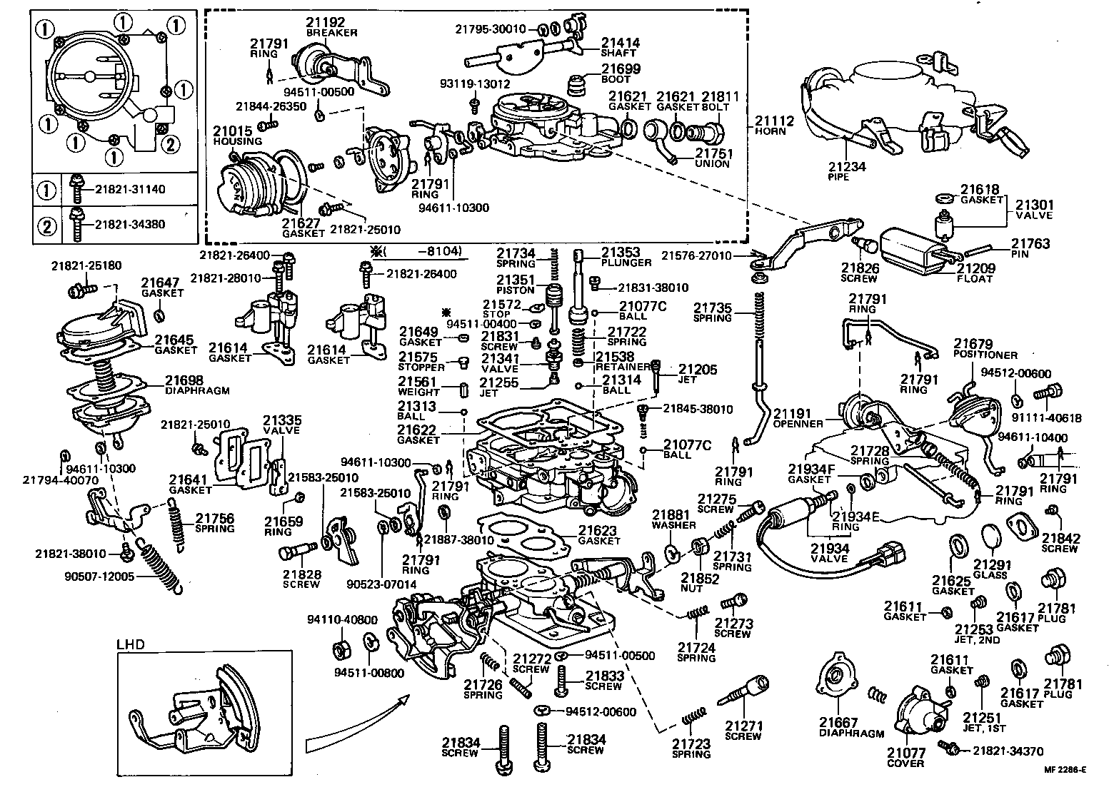 21272-34590 SCREW, THROTTLE ADJUSTING product image