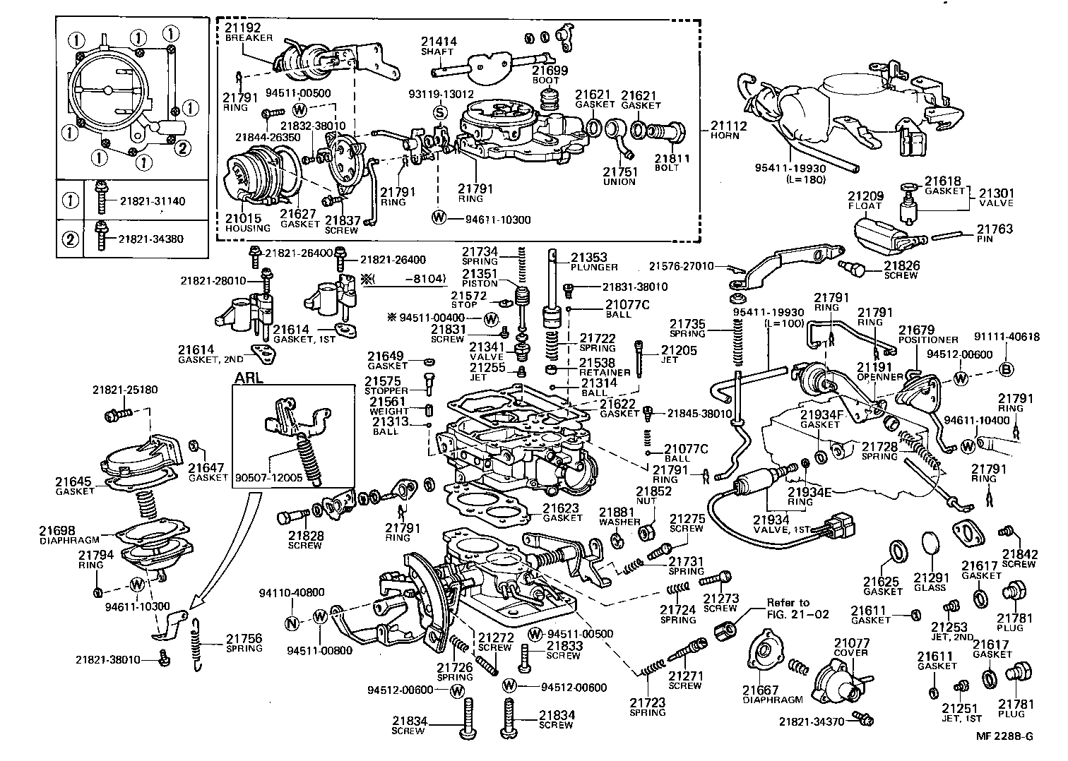 21061-13050 VALVE SUB-ASSY, THERMOSTATIC product image