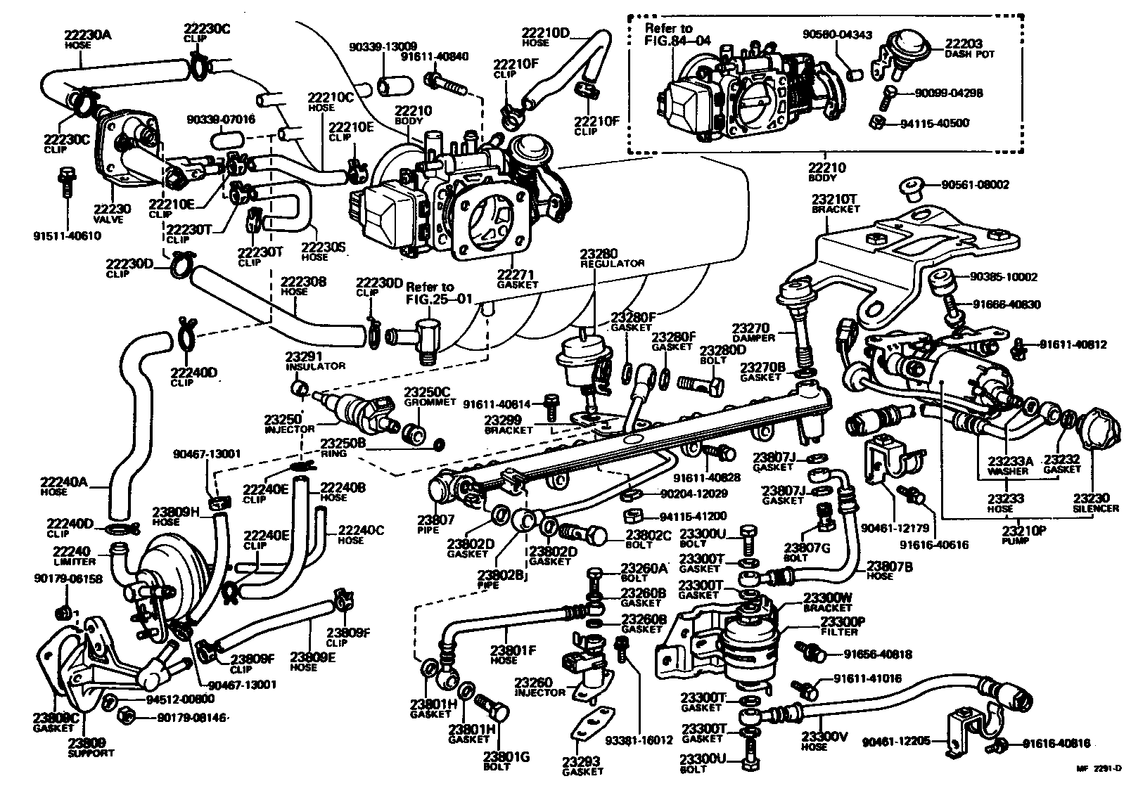 Toyota 90999-99067 HOSE, FUEL PUMP